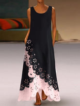 Load image into Gallery viewer, Women's Double Slit Lace Maxi Dress
