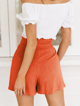 Load image into Gallery viewer, Womens Retro High Waist Baggy Wide Leg Baggy Shorts
