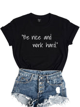 Load image into Gallery viewer, Plus Size Summer Daily Lettering Slogan T-Shirt
