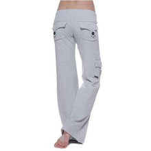 Load image into Gallery viewer, Dog Mother Paw Print Stretchy Soft Eco-Friendly Bamboo Pocket Yoga Pants
