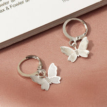 Load image into Gallery viewer, Butterfly charm earrings
