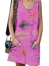 Load image into Gallery viewer, Women's Leaf Print Cardigan Dress
