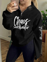 Load image into Gallery viewer, Chaos Coordinator Mom Zip Hoodie

