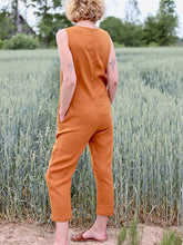 Load image into Gallery viewer, Linen jumpsuit
