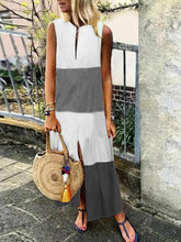 Load image into Gallery viewer, Vestido feminino sem mangas de algodão
