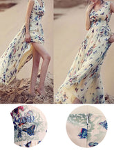 Load image into Gallery viewer, Bohemian skirt with butterfly print
