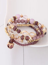 Load image into Gallery viewer, Ladies Crystal Figure Eight Crown Water Drop Mix and Match Special Fashion Bracelet
