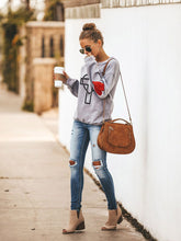 Load image into Gallery viewer, Moletom feminino amor cruz
