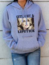 Load image into Gallery viewer, Guts, Grit &amp; Lipstick Dolly Parton Women's Hoodie
