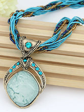 Load image into Gallery viewer, Handmade vintage mediterranean pearl necklace with diamond beads for women
