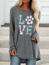 Load image into Gallery viewer, Paw LOVE top para mulheres
