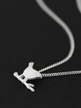 Load image into Gallery viewer, Collar de rama de pájaro en plata de ley vintage
