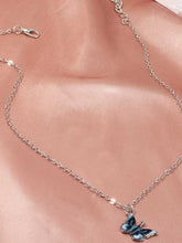 Load image into Gallery viewer, Collar retro mariposa color gota
