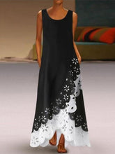 Load image into Gallery viewer, Women's Double Slit Lace Maxi Dress
