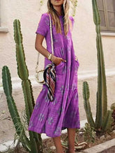 Load image into Gallery viewer, Vestido feminino estampado boêmio
