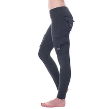 Load image into Gallery viewer, Sacos de bambu ecológicos calças de ioga com leggings macios e elásticos
