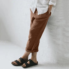 Load image into Gallery viewer, Casual linen pants for women
