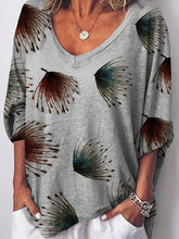 Load image into Gallery viewer, Camiseta casual de manga comprida feminina
