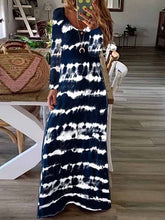 Load image into Gallery viewer, Striped dress with long sleeves

