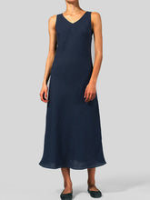 Load image into Gallery viewer, V Neck Sleeveless Dresses
