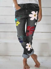 Load image into Gallery viewer, Vaqueros pitillo estampados de mujer
