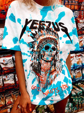 Load image into Gallery viewer, Deus quer você camiseta de manga curta Yezzus Tie Dye
