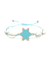 Load image into Gallery viewer, Pulseira em forma de estrela tecida à mão
