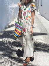 Load image into Gallery viewer, Bohemian dress with fringes for women
