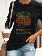 Load image into Gallery viewer, Outlander Theme Sing Me A Song Lyrics Dragonfly Sudadera
