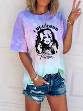 Load image into Gallery viewer, Women's I Beg Your Parton Tie-Dye T-Shirt
