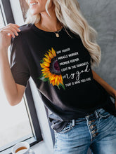 Load image into Gallery viewer, Way Maker Lyrics Faith: camisetas
