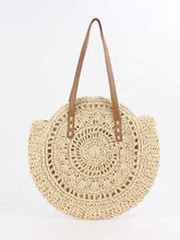 Load image into Gallery viewer, Round Bohemian Hollow Woven Bag
