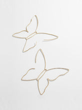 Load image into Gallery viewer, Pendientes de mariposa grandes de moda para mujer
