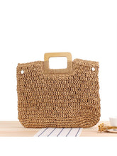 Load image into Gallery viewer, Bolso vintage calado tejido a mano para mujer
