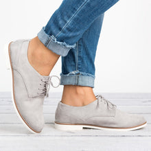 Load image into Gallery viewer, WOMAN MOCCASINS OXFORDS FALSE SUEDE
