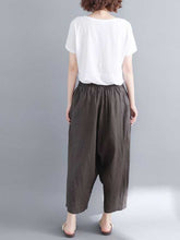 Load image into Gallery viewer, Radish linen wide trousers
