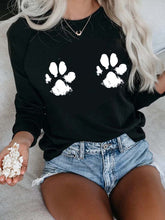 Load image into Gallery viewer, Sudadera Woman Dog Mom Paw Print
