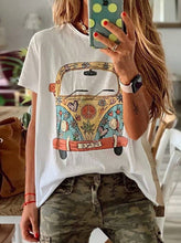 Load image into Gallery viewer, Women's Printed Casual Loose T-Shirt
