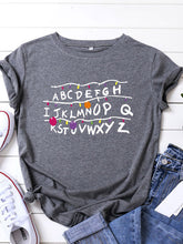 Load image into Gallery viewer, Plus Size Casual Graphic Tee
