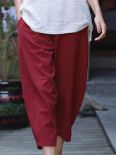 Load image into Gallery viewer, Women's Paneled Cotton and Linen Pants
