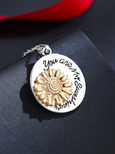 Load image into Gallery viewer, 🌻 e você é minha coleira sol e girassol Joyería giratoria
