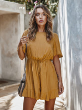 Load image into Gallery viewer, Pure Color Loose Cotton Loose Rompers
