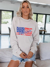 Load image into Gallery viewer, Camiseta de manga comprida bandeira da América
