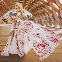 Load image into Gallery viewer, Vestido sin mangas con estampado de playa Boho Vacation
