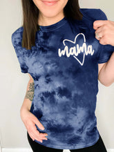 Load image into Gallery viewer, Camisa multicolorida da mamãe com efeito tie dye amarrotado
