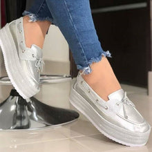 Load image into Gallery viewer, Bow Tie Lace Up Casual Shoes for Women
