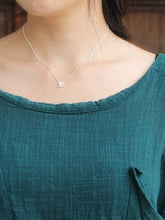Load image into Gallery viewer, Collar de rama de pájaro en plata de ley vintage
