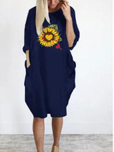 Load image into Gallery viewer, Love Chrysanthemum - Long Sleeve Dress
