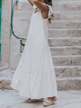 Load image into Gallery viewer, Vestido de playa sexy largo con volantes
