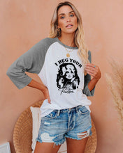 Load image into Gallery viewer, I Beg Your Parton Colorblock Women's T-Shirt
